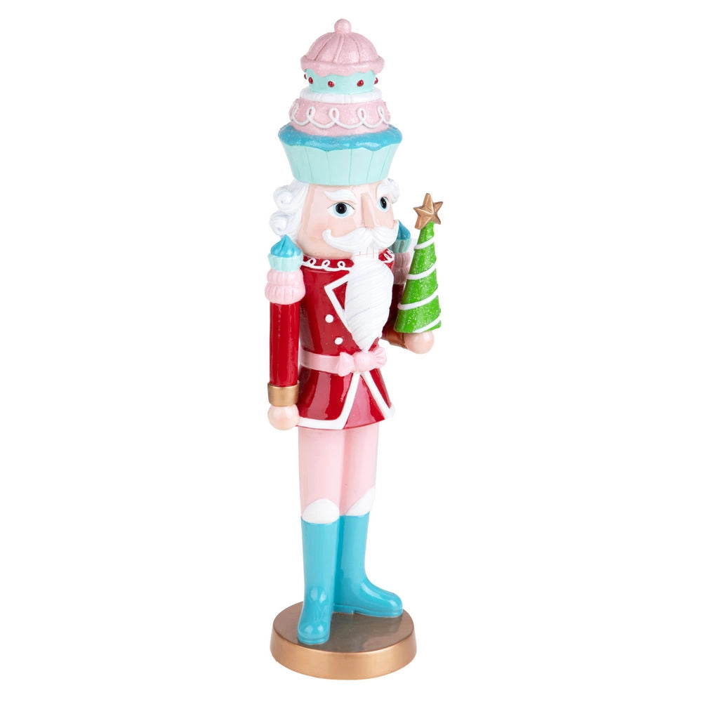 Schiaccianoci Natalizio con Muffin 46 Cm