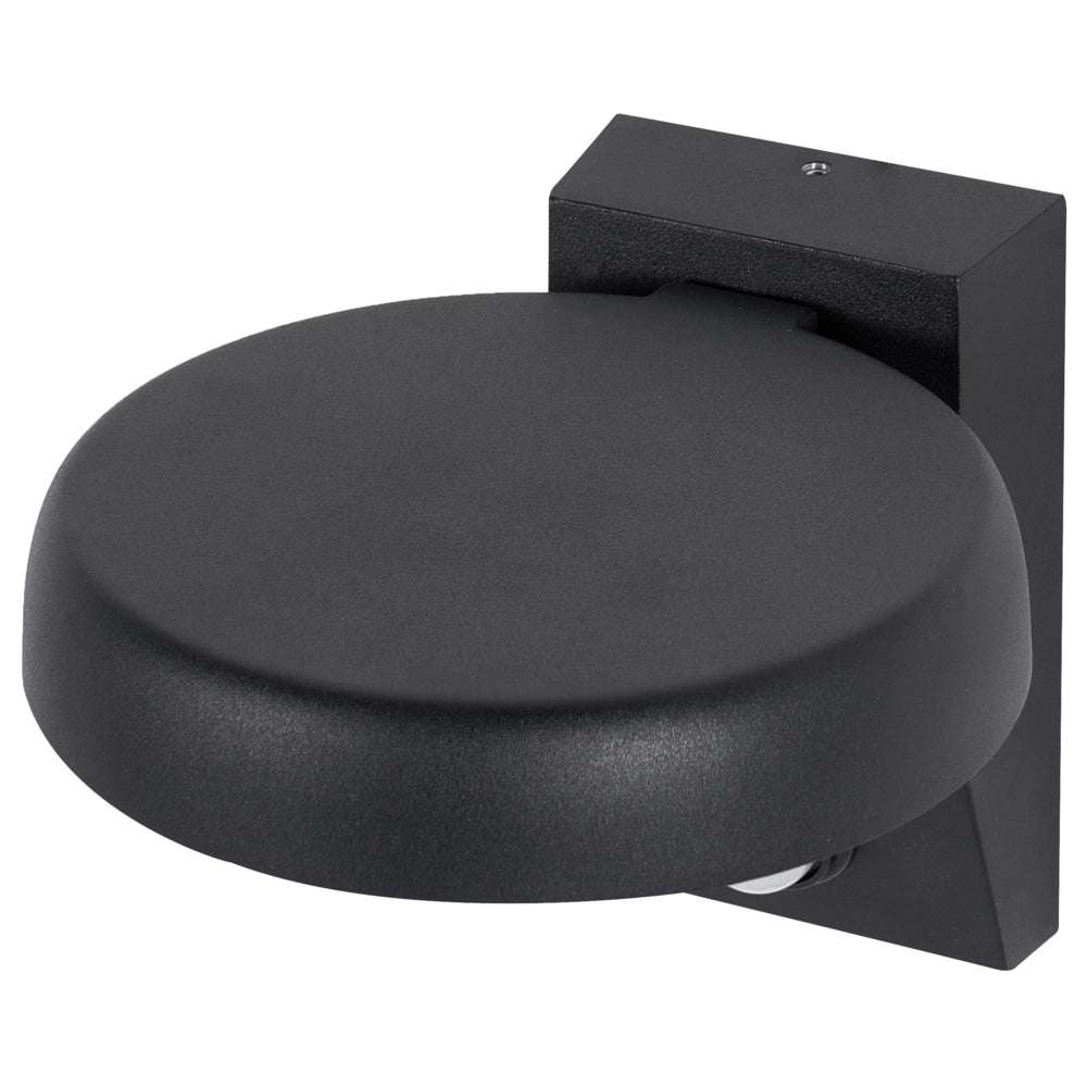Lampada LED da Parete per Esterni Nera in Alluminio Design Moderno per Giardino e Patio