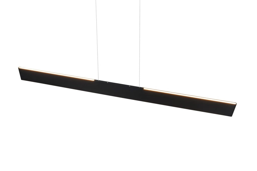 Lampada sospesa tavolo nera 150cm CCT LED35W Galway
