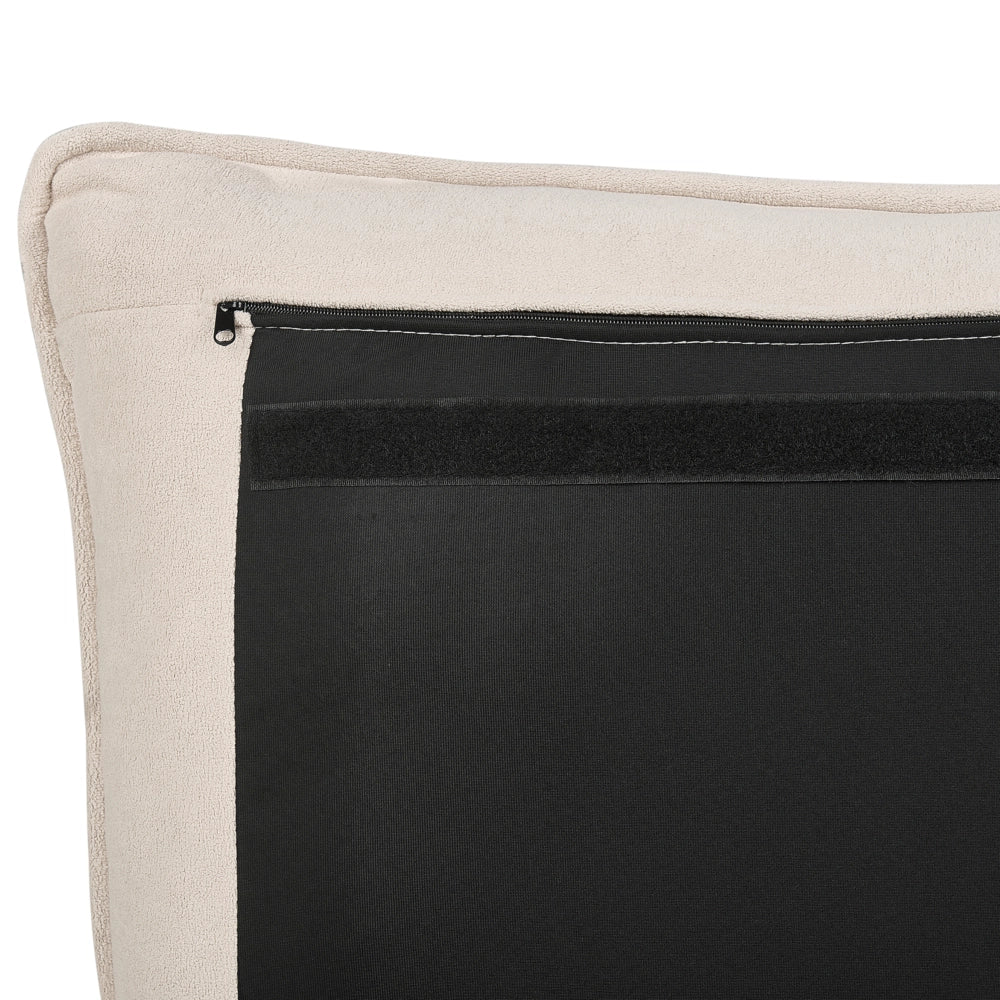 Letto matrimoniale beige chiaro con contenitore 180 x 200 cm camera da letto moderna