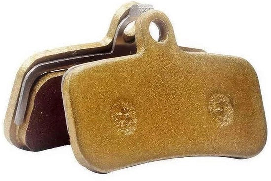Freni motociclistici in acciaio dorato - 1 coppia - 39,5*24mm - 4 mm di spessore - Adatti a Be-e-Sur-Ron - Elevate prestazioni - Freni motociclistici