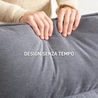 Poltrona a Dondolo Moderna con Braccioli in Legno e Cuscini Spessi in Velluto, 67x83x105 cm, Grigio