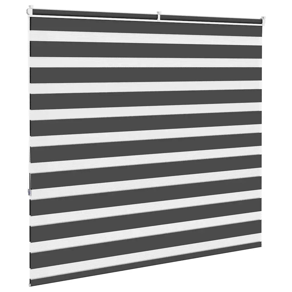 Tenda a Rullo Zebra Nero Larghezza Tessuto 150,9 cm Poliestere 4014246