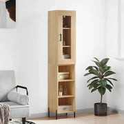 Credenza Rovere Sonoma 34,5x34x180 cm in Legno Multistrato 3199372