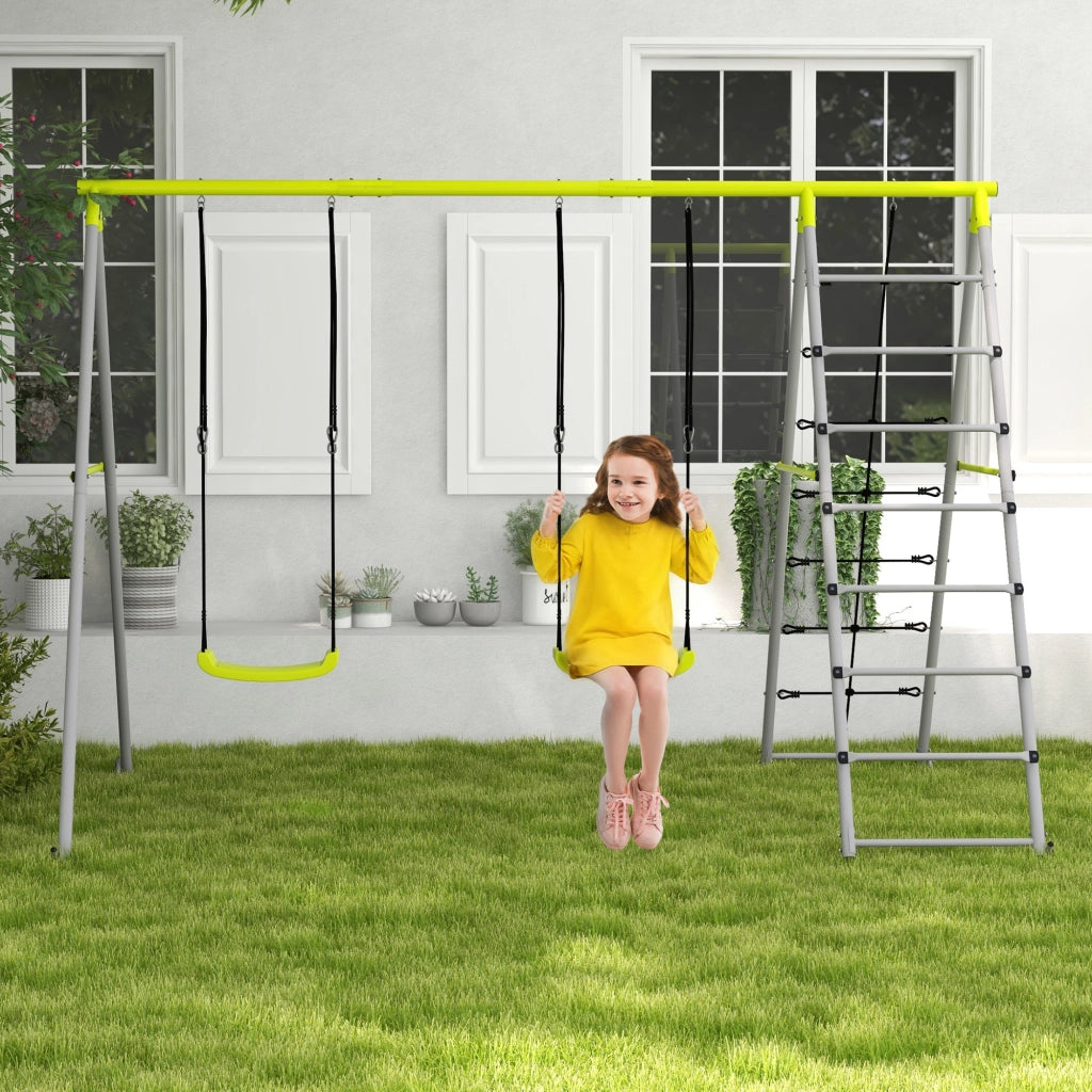 Portico per Altalene Bambini 4 in 1 ¨C zephmum ¨C Verde