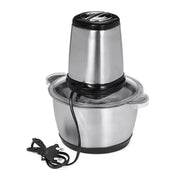 Trade Shop - Tritatutto Robot Da Cucina Elettrico Multifunzione In Acciaio 3lt Per Verdure Frutta Carne -
