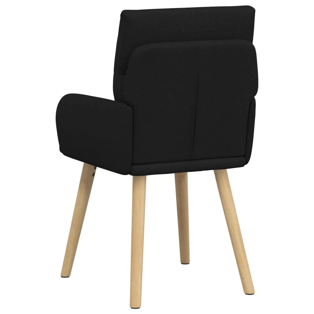 Sedie da pranzo 2 pcs Tessuto Nero 60 x 56 x 96 cm 42034360