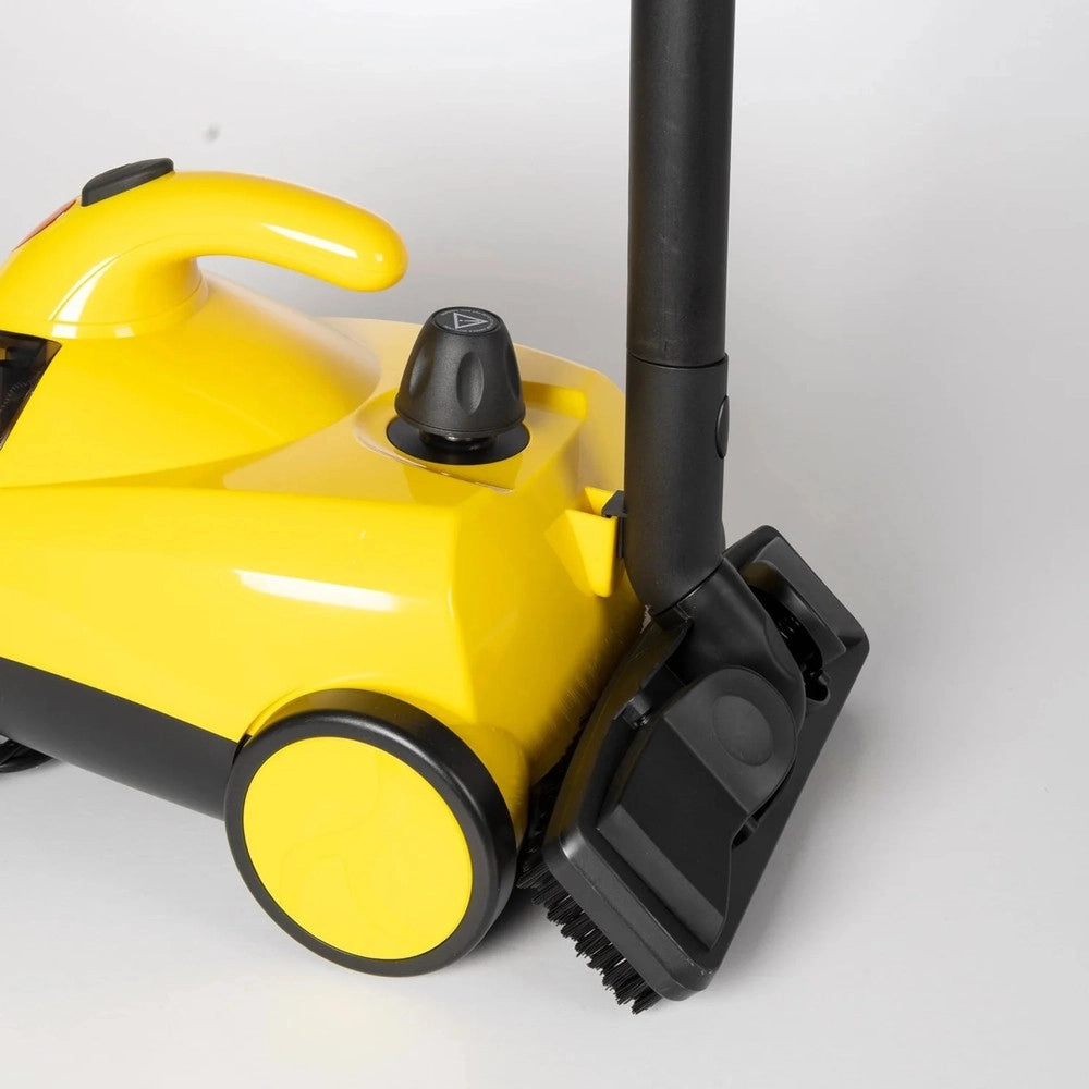 Trade Shop - Pulitore A Vapore Multifunzionale A Traino 1500 Watt Igienizza Pulisce Casa Con Accessori -