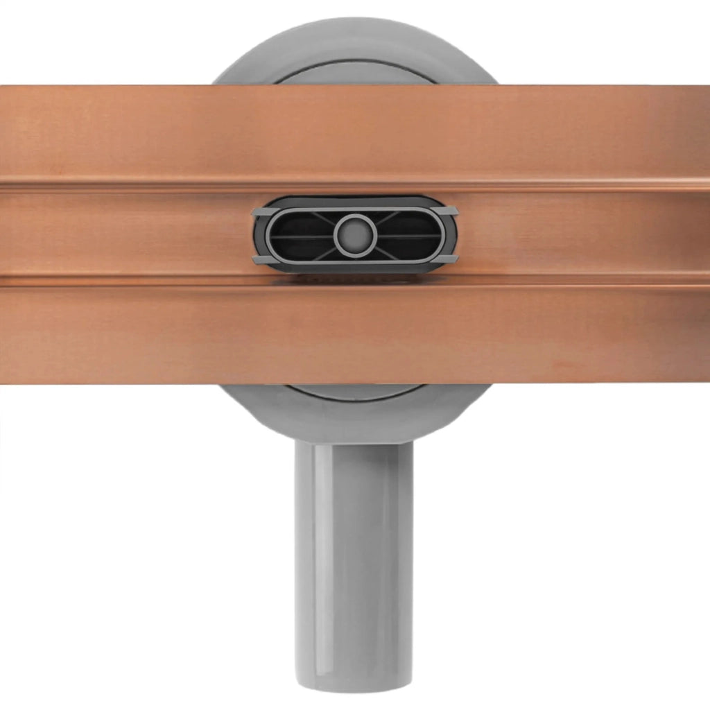 Scarico Lineare Rea Neox Slim Pro Brushed Copper 80