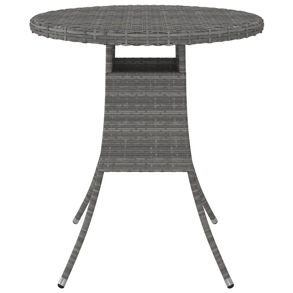 Set Divani da Giardino 9 pz con Cuscini in Polyrattan Grigio 3064899