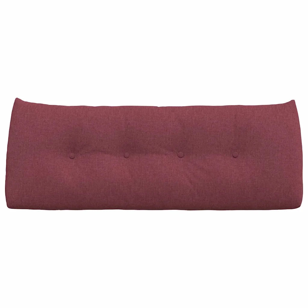 Cuscino per Schiena | Cuscino dorsale Rosso Vino 120 x 24 x 50 cm Tessuto