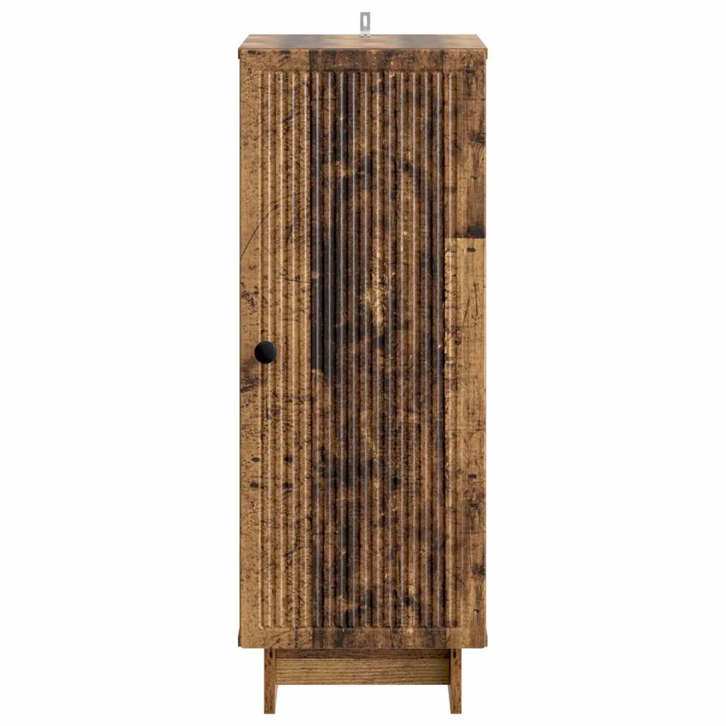 Credenza | Madia | Buffet da pranzo | Armadio da pranzo Legno antico 33 x 34,5 x 90 cm Legno ingegnerizzato