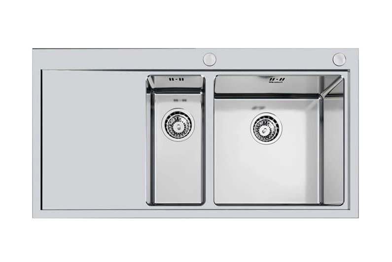 Foster Master 100.1,5V.FT Lavello ad incasso Rettangolare Acciaio inossidabile