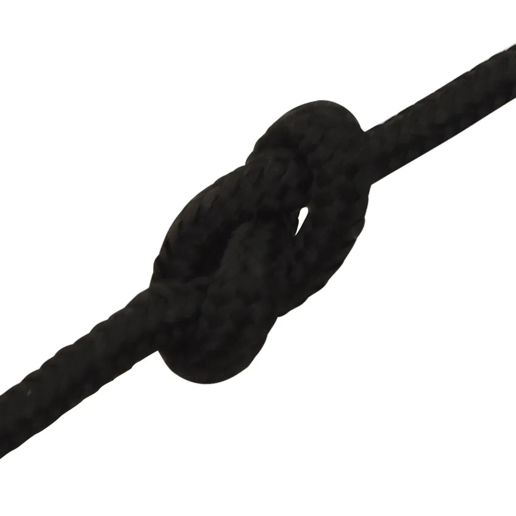 Corda da Lavoro Nera 3 mm 50 m in Poliestere 152798