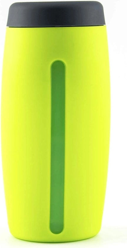 Doseerdispenser con apertura di dosaggio fine nel vetro di osservazione, silicone premium e BPA libero, resistente alla lavastoviglie, colore: lime