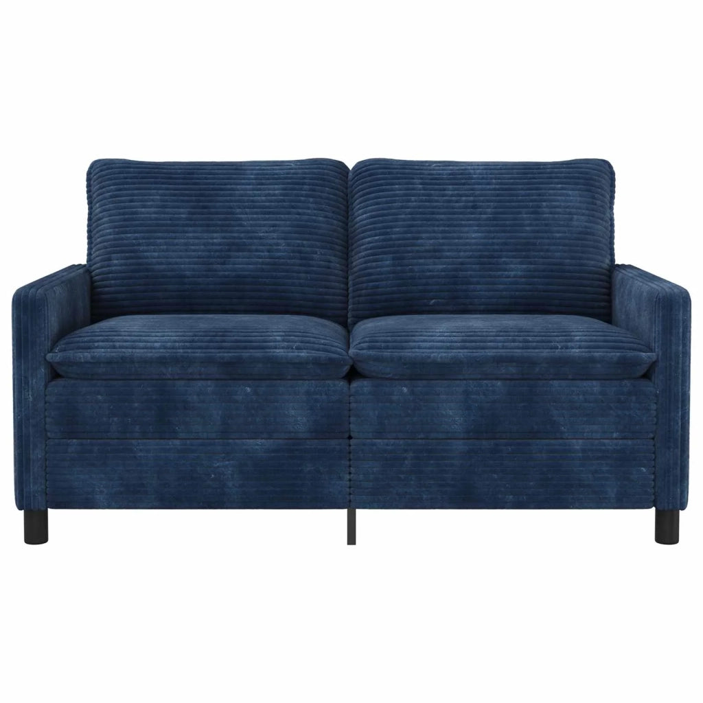 Divano | Divano da soggiorno | Sofa Blu navy 156 x 81 x 87,5 cm Poliestere