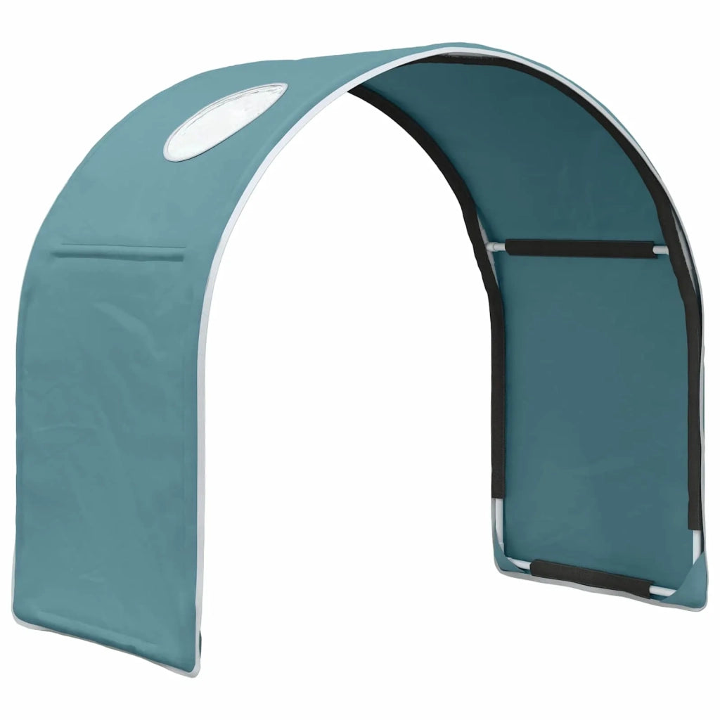 Tunnel per Letto 2 pcs Azzurro 211 x 52,5 x 2 cm Poliestere