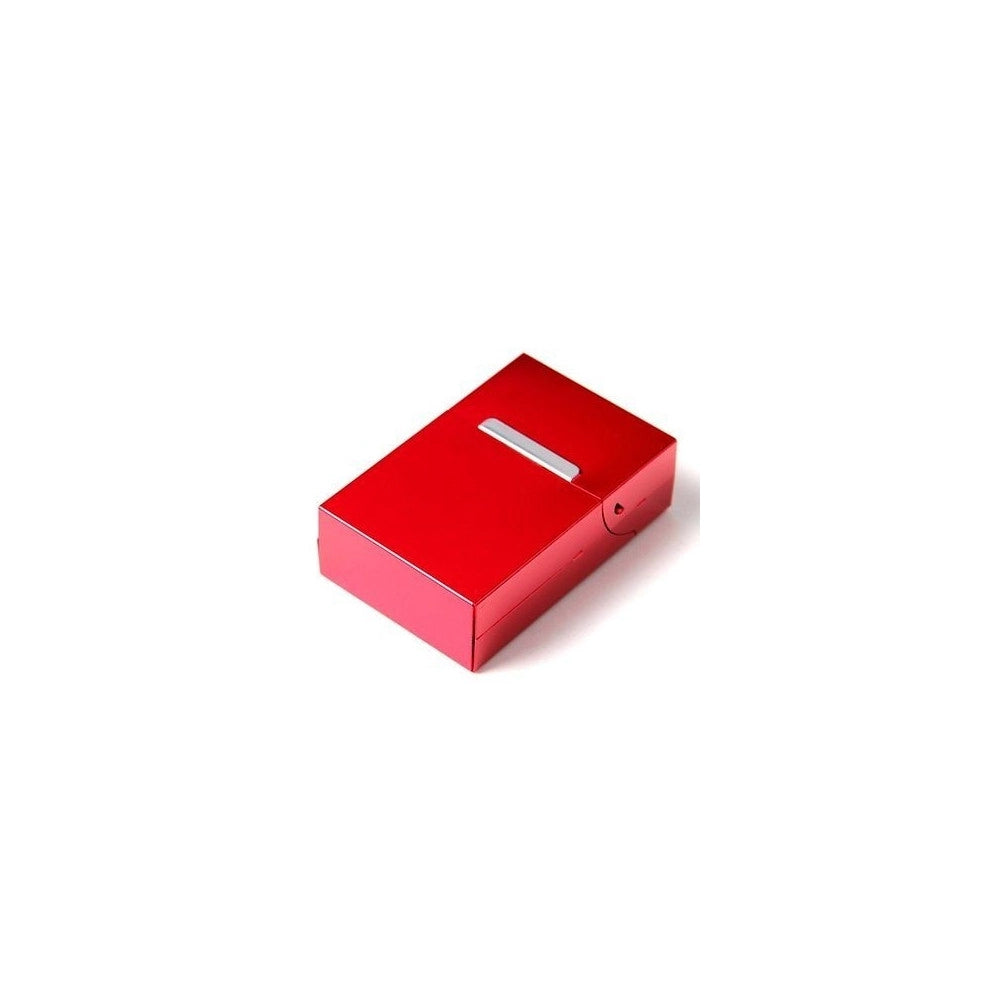 Trade Shop - Portasigarette In Alluminio Porta Pacchetto Sigarette Chiusura Magnetica Scatto -