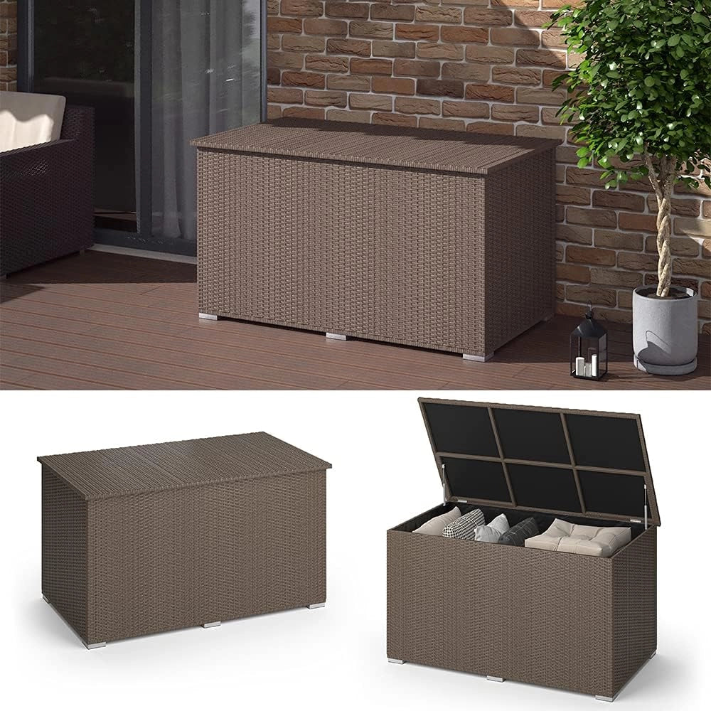 Oskar-Store OK-Living - Scatola per cuscini, marrone, 146 x 80 cm