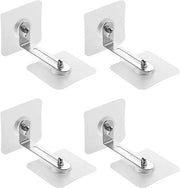 Sistema di fissaggio per mobili da parete 4 pezzi - ancore per parete - senza martellate - ancore per parete - rimovibili - per comò, pannelli e commode - capacità di carico
