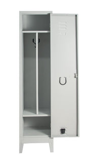 Armadietto spogliatoio con tramezza sporco/pulito ad 1 posto cm. 36x33x180h