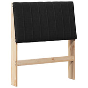 Testiera | Testata imbottita Nero 80 cm Pino massello