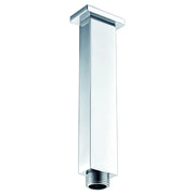 IMEX Tubo a soffitto quadro in acciaio e ottone cromato resistente per installazioni professionali - modello Imex-BTC007