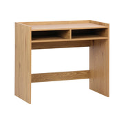 Scrivania decorazione legno 2 cassetti di stoccaggio, quercia