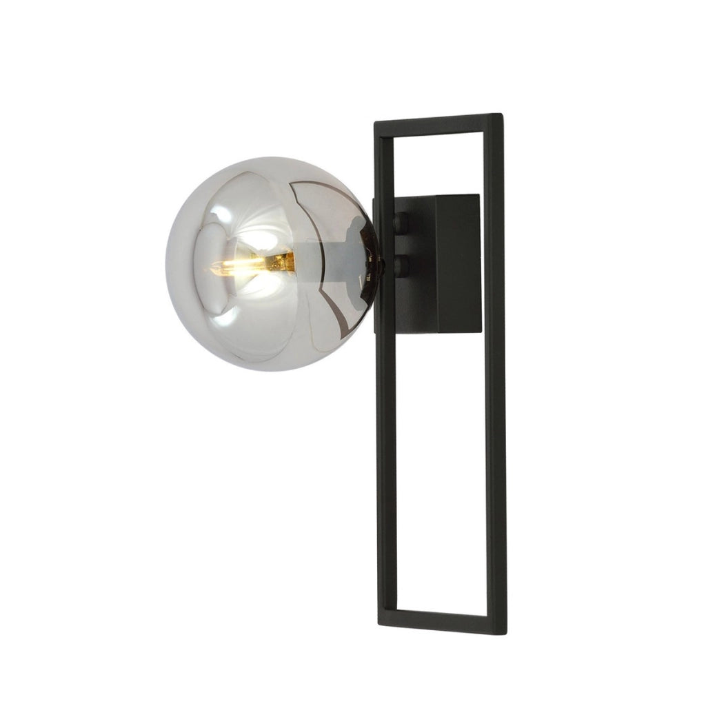 Lampada da soffitto Imago in acciaio nero e grafite