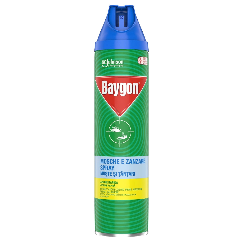 Insetticida Spray Baygon Mosche e Zanzare 400 ml