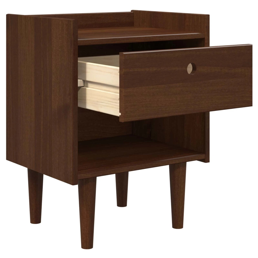 Comodino BILBAO Caramello scuro 45 x 35 x 59 cm 42041340