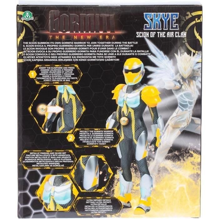 Figura articolata - GORMITI - Scion con proiettore Air - Skye - 27 cm - da 4 anni - GRV052