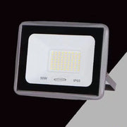 Trade Shop - Faretto Led Faro 50watt 4500lm Ip65 Grigio Luce Calda Naturale Fredda Ek02-50w-g -