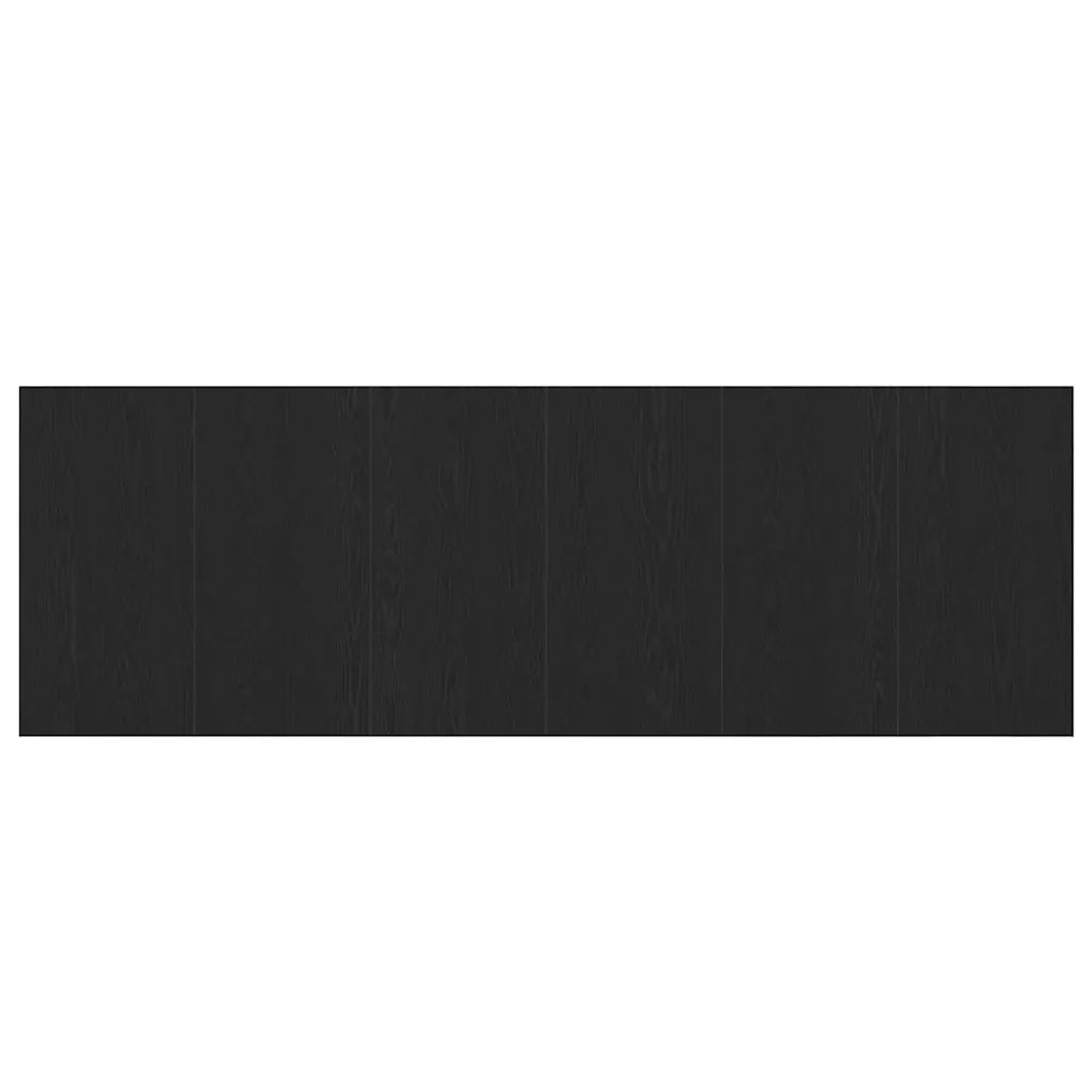 Testiera del letto Rovere Nero Legno ingegnerizzato 862085
