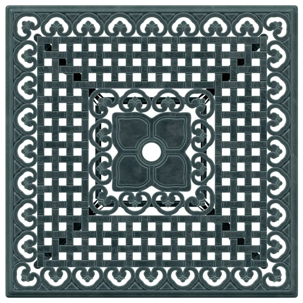 Tavolo da Giardino Verde 80x80x75 cm in Alluminio Pressofuso 4002814
