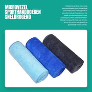 Tovaglioli di asciugamano in microfibra - 3 pezzi - Leggeri - Assorbenti - Lavabili a 40 °C - Asciugamani per palestra