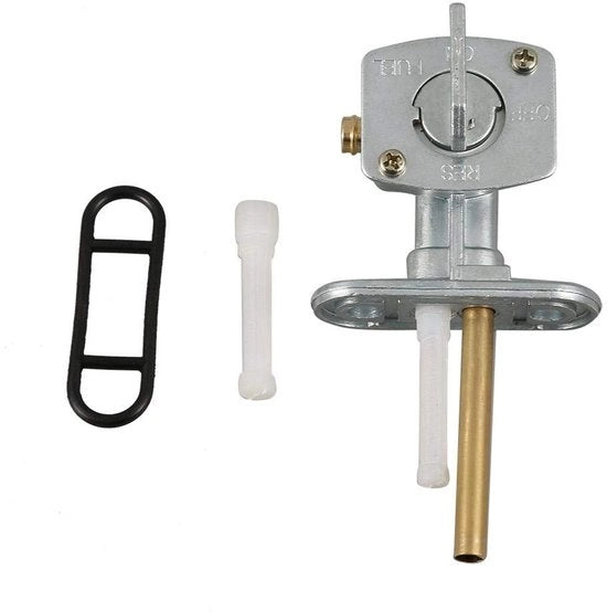 Vendita di sostituzione del rubinetto del carburante - rubinetto del carburante - valvola - plastica/ metallo - 6 mm porta di montaggio - 54 mm lunghezza della lastra - valvola del rubinetto del carburante