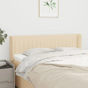 Testiera ad Orecchio Crema 147x16x78/88 cm in Tessuto 3119009