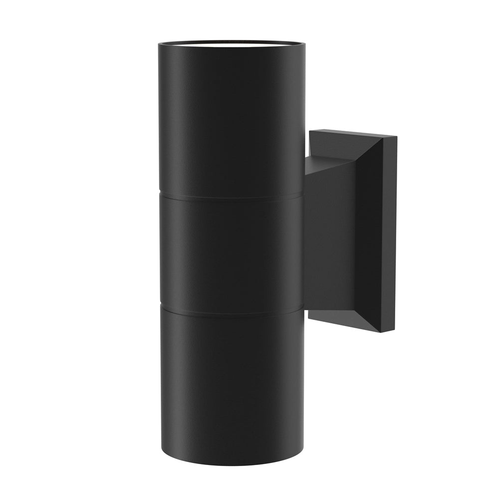 Maytoni Lampada da parete moderna Bowery 2 luci GU10 IP54 nero alluminio