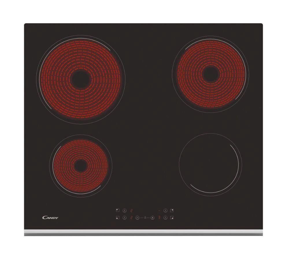 Candy Timeless CH64XB Nero Da incasso Ceramica 4 Fornello(i)