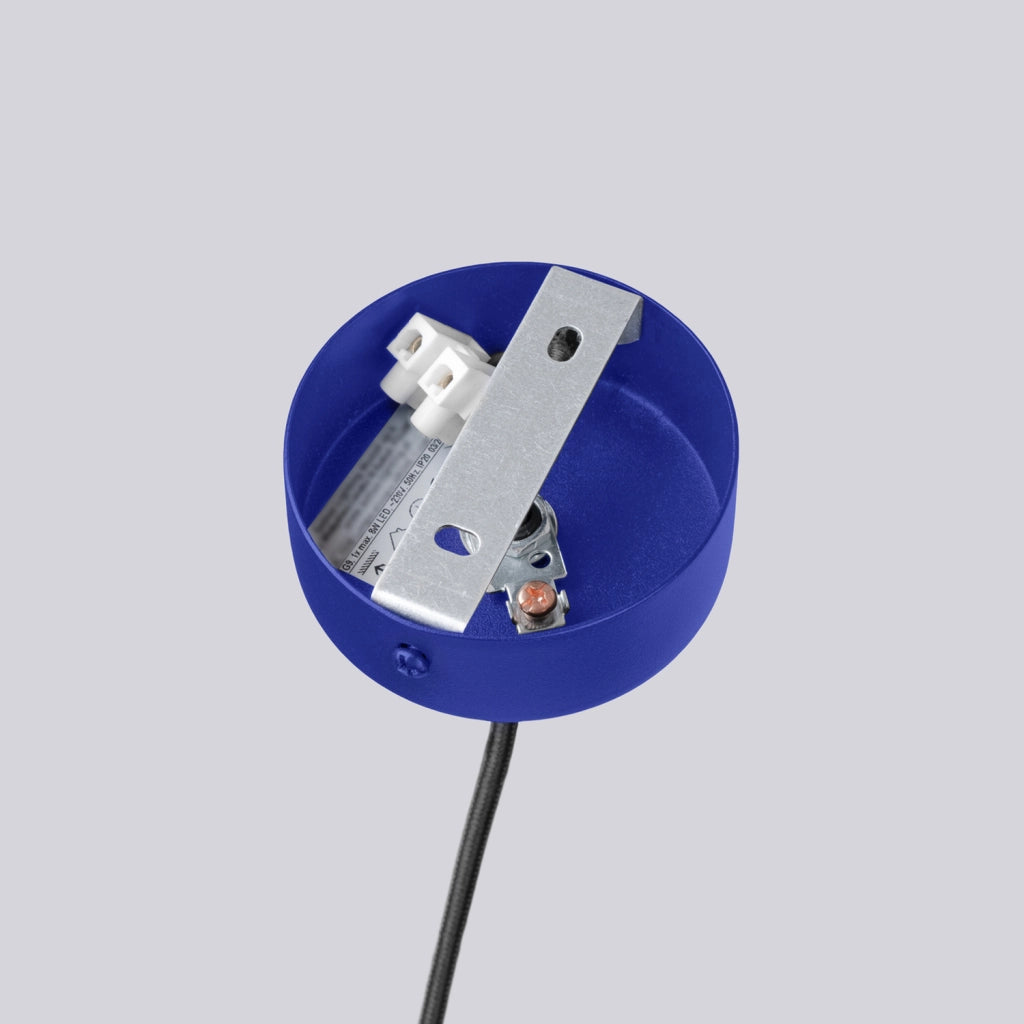 Lampadario moderno SFERA ultramarina 6 luci G9 sfere