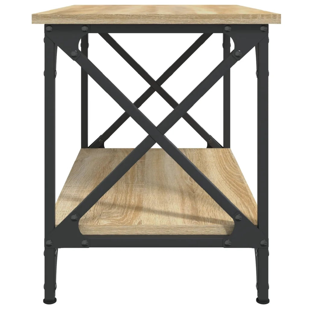 Tavolino-Tavolino da soggiorno-Tavolo Rovere Sonoma 55x38x45 cm in Legno Multistrato