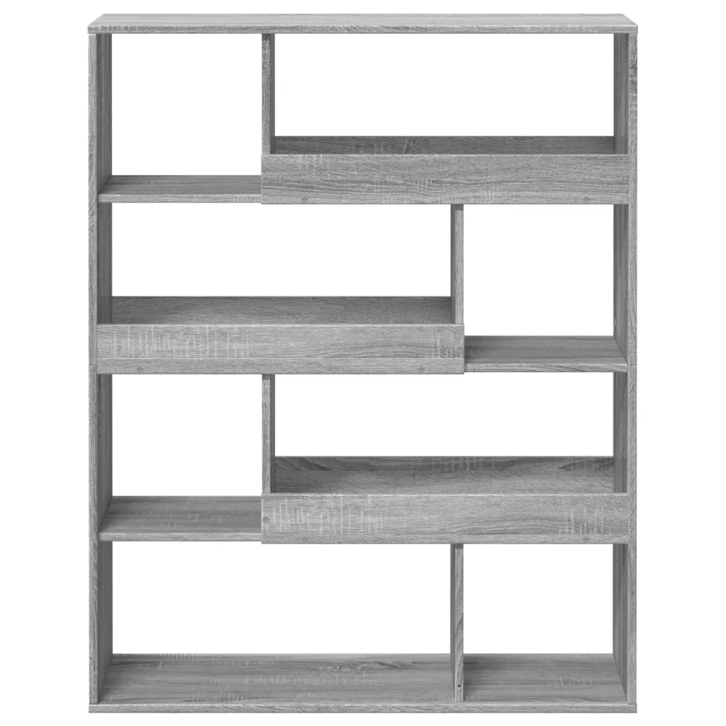 Libreria Grigio Sonoma 100x33x125,5 cm in Legno Multistrato 3309335