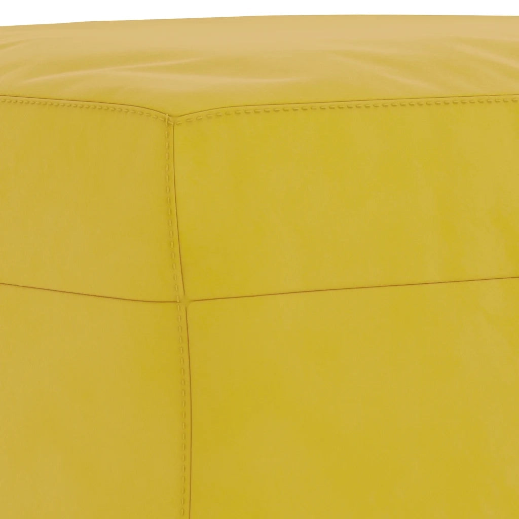 Set di Divani 3 pz con Cuscini Giallo in Velluto 3202246