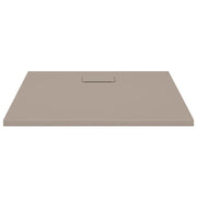 Piatto doccia base doccia piatto doccia contenitore doccia bagno WC cabina doccia arredamento casa SMC 90 x 80 cm marrone 02_0001966