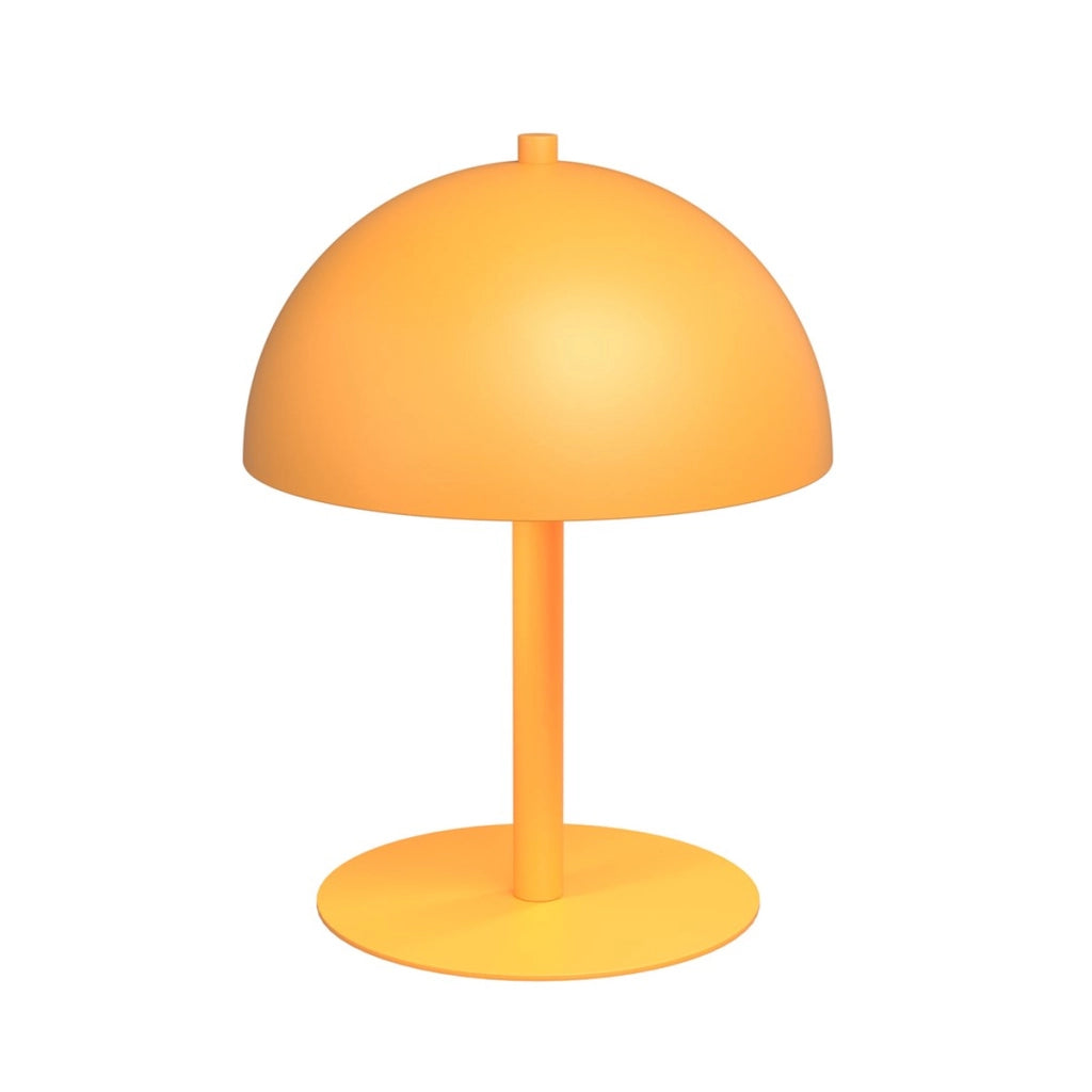 Lampada da tavolo Mogu in acciaio arancione