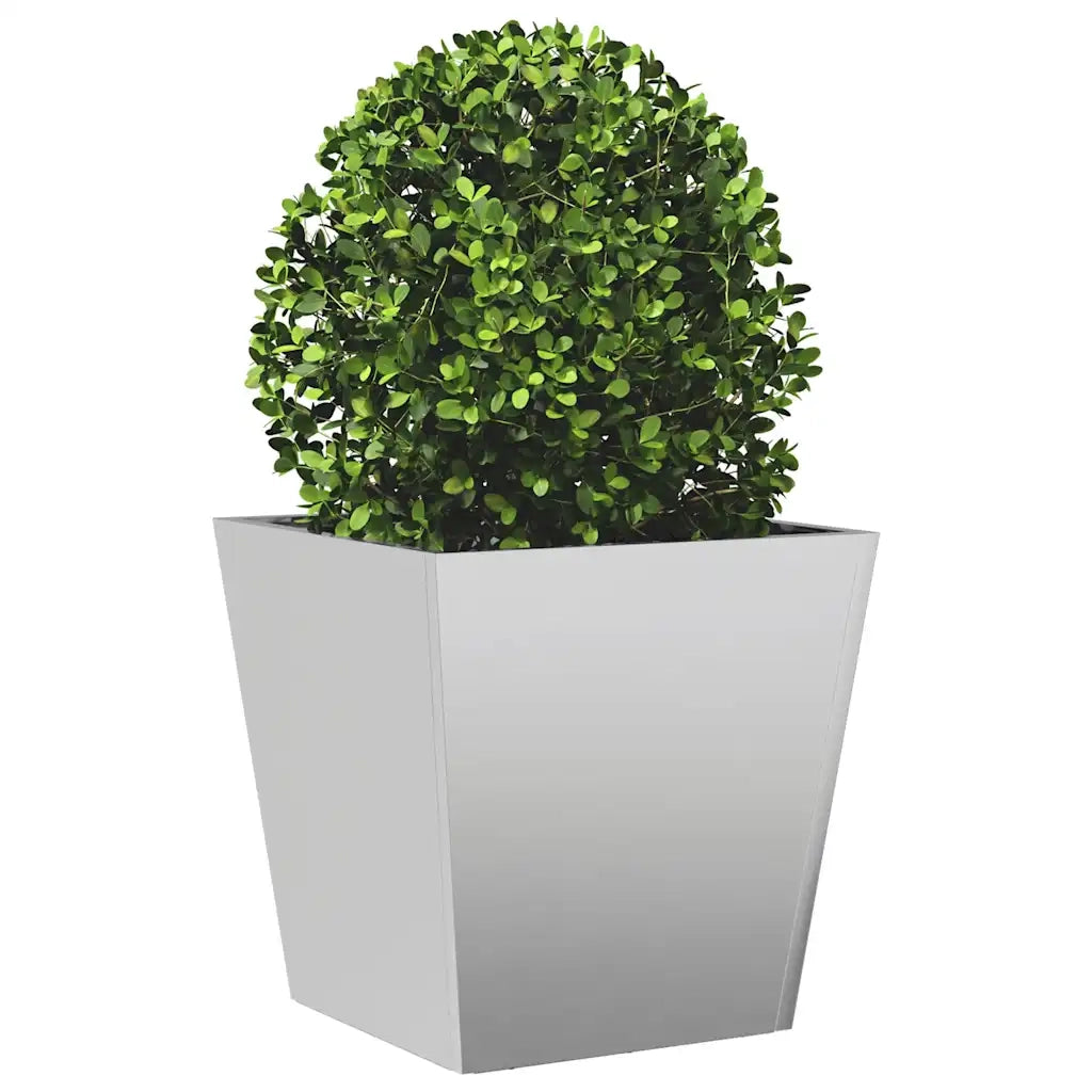 Fioriera da Giardino 40x40x40 cm in Acciaio Zincato 851062