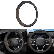 Cuscino di guida per auto, pelle, cerchioni di guida per auto, antiscivolo, cuscino di guida universale, cuscino di guida per auto, respirante, antiscivolo, cuscino di guida universale (arancione)