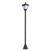 Lampione da Giardino Led a Energia Solare Nero 120 cm