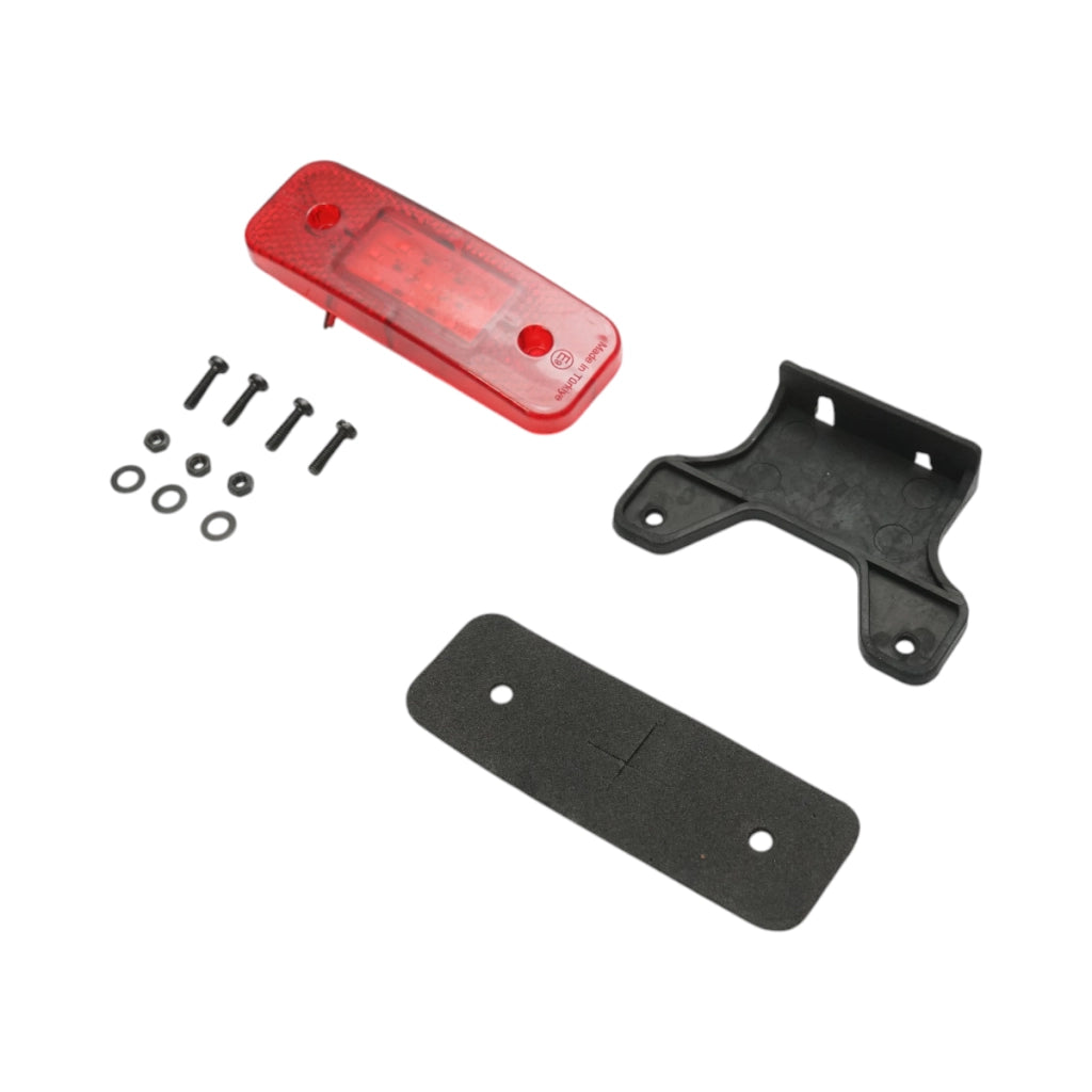 Luce di posizione laterale LED 12/24V rossa con supporto 115x40x15mm Breckner Germany